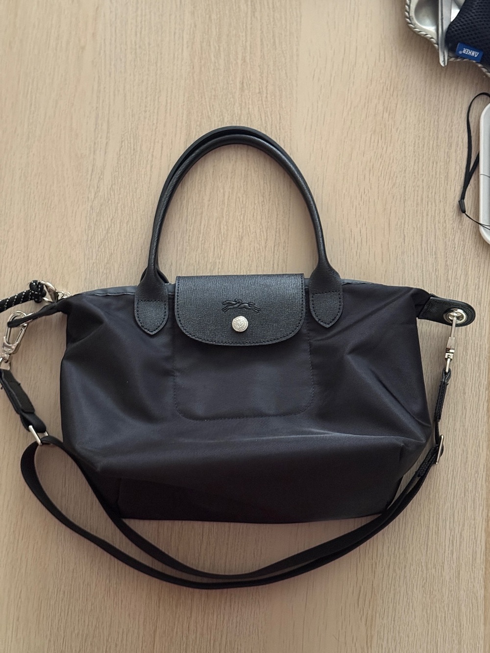 LE PLIAGE ENERGY S HANDBAG Black - Recycled canvas - Picture 3 of 10